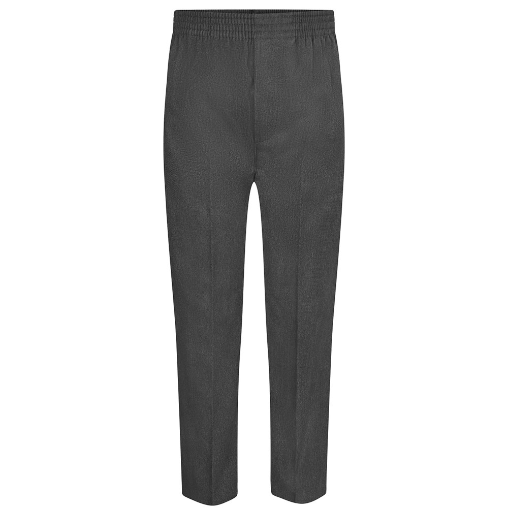 Junior Pull-up Grey Trousers